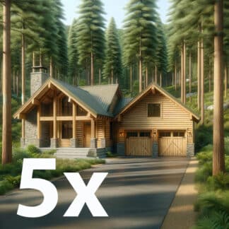 5x Snow Pak Bundle™, Driveway, Oversized (Fits 6+ Cars)