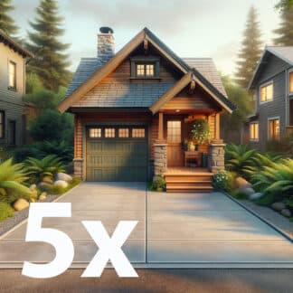 5x Snow Pak Bundle™, Driveway, Standard Size (Most Tahoe Driveways)